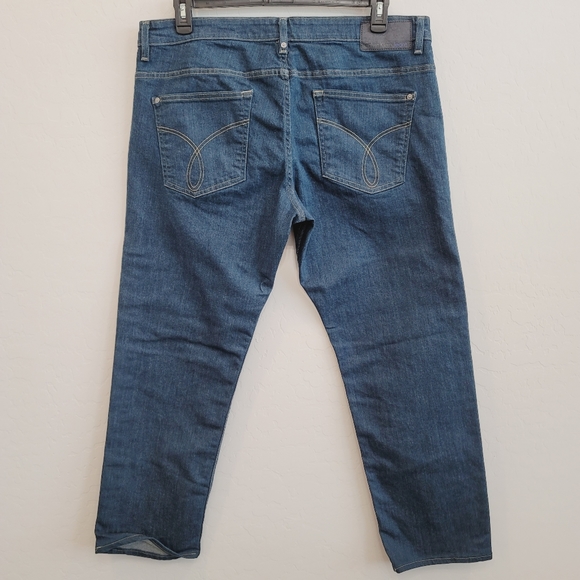 Calvin Klein Jeans Slim Fit Denim Jeans Size 38x32 - Picture 2 of 14